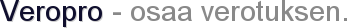Veropro - osaa verotuksen.
